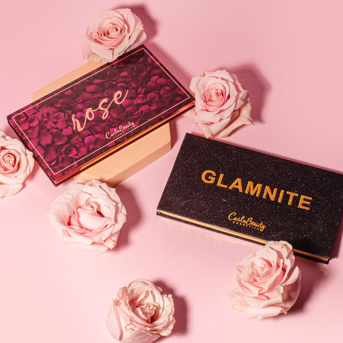 Rosé & Glamnite Eyeshadow Palettes