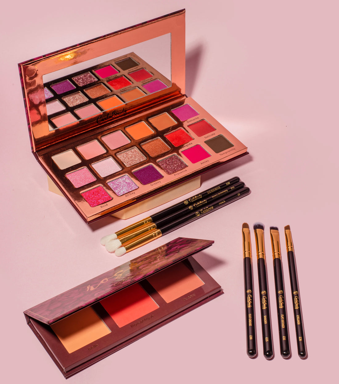 Rosé Collection & Eye Brush Set